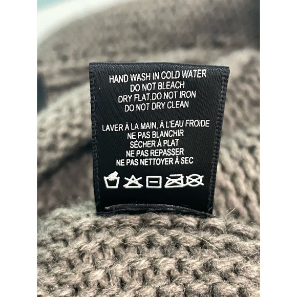 FDJ French Dressing Jeans Gray Alpaca Wool Blend Cardigan Sweater Small Classic - Picture 10 of 10